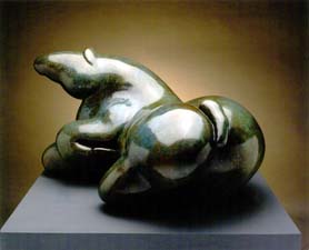 The Bronze sculpture Tantra Gurl, by William Schaaf.